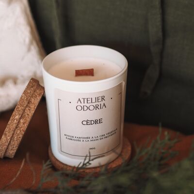 CEDRE vegetable scented candle