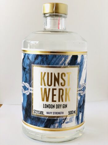 ŒUVRE D'ART - London DRy Gin Force Marine 1