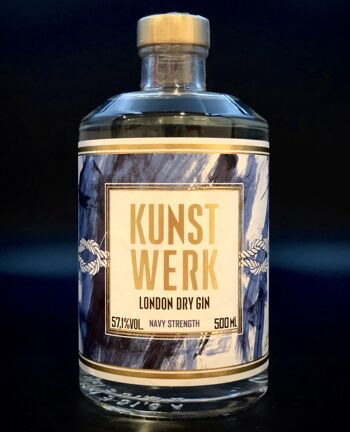 ŒUVRE D'ART - London DRy Gin Force Marine 2