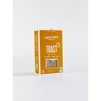 Pack découverte Toast 6 boites Nature, 6 boites au Zaatar et 6 boites Raisins 1
