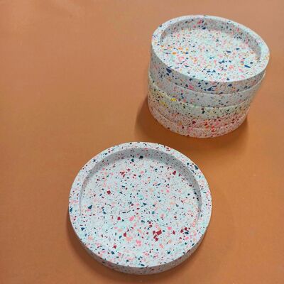 Small Round Terrazzo Tray— Bonnie