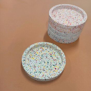 Petit plateau rond Terrazzo— Otone