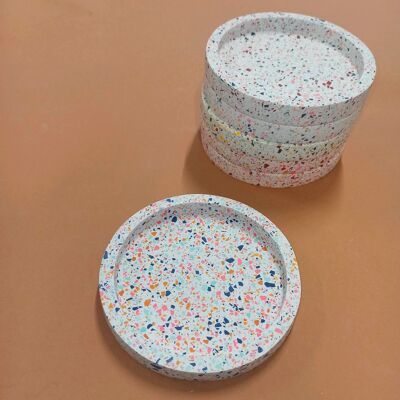 Petit plateau rond Terrazzo— Anika