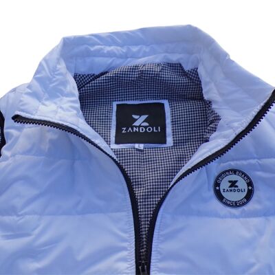 Gilet imbottito bianco