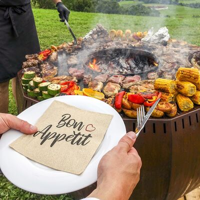 "Bon Appetit" napkins