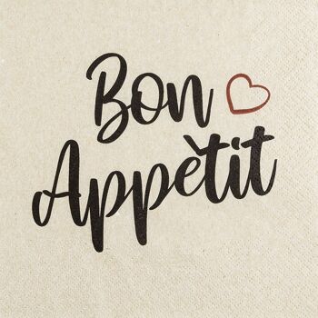 Serviettes "Bon appétit" 2