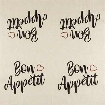 Serviettes "Bon appétit" 3