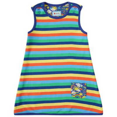 Reversible dress - rainbow weather