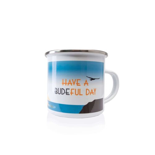 Budeful Day Enamel Mug