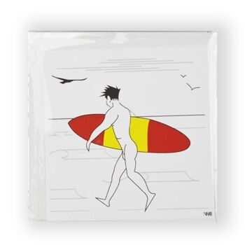 Cartes The Naked Surfers - Casse plongeante 3