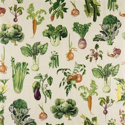 "Vegetable Lovers" napkins