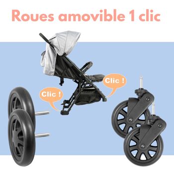 Ultra-Compact Side-by-Side Double Stroller 9