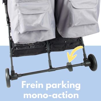 Ultra-Compact Side-by-Side Double Stroller 11