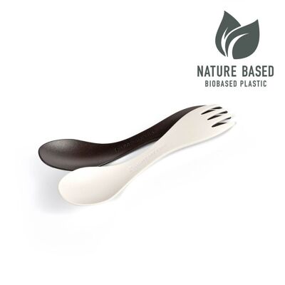 Spork little BIO 2-pack cocoa/cream