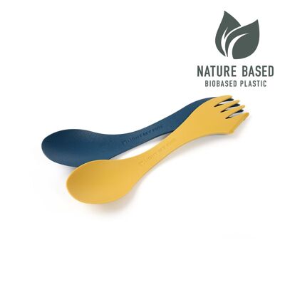 Spork original BIO 2-pack mustyyellow/hazyblue