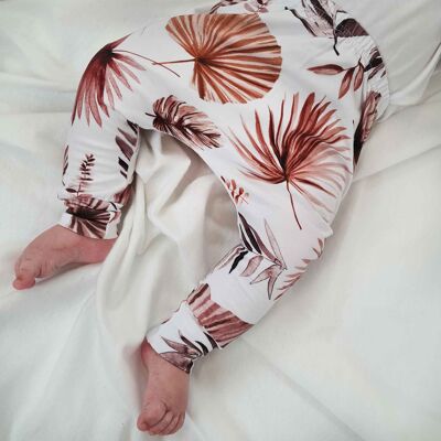 Organic Cotton Baby Leggings - Boho Palms