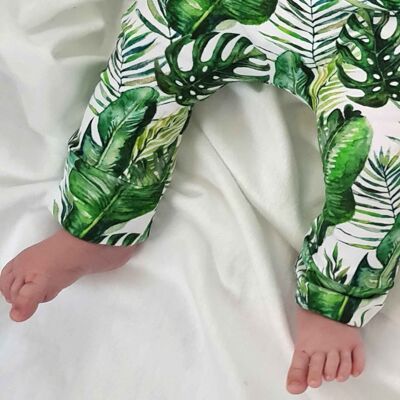 Organic Cotton Baby Leggings - Banana Leaf