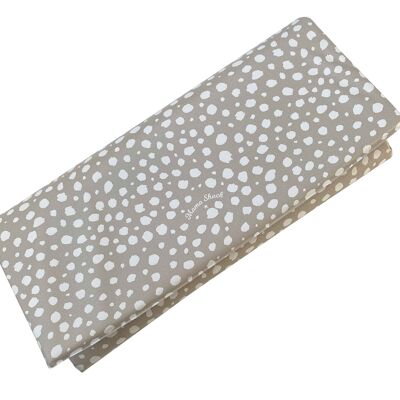 Travel Changing Mat Taupe Spotty