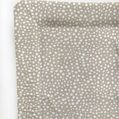 Changing Mat Taupe Spotty