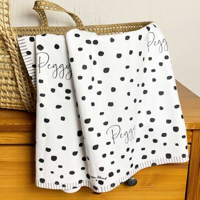 Personalised Baby Blanket - Dotty