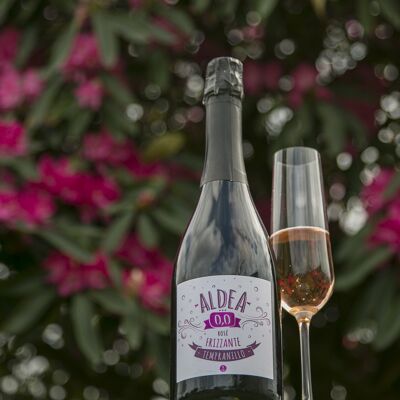 Aldea 00 frizzante rosé wine