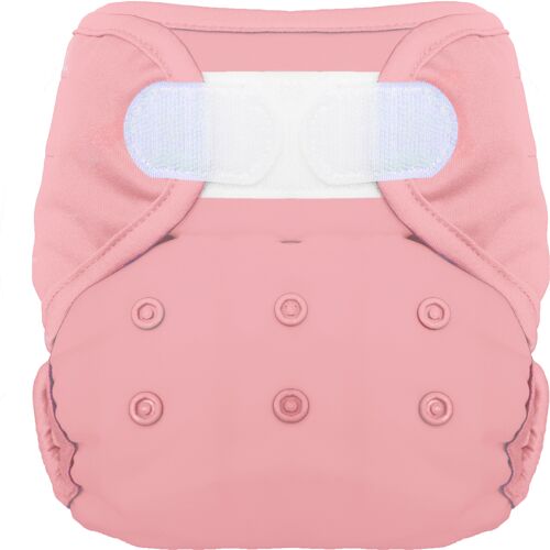 couche lavable - rose froufrou