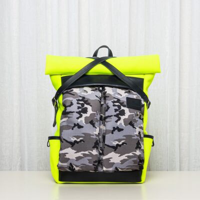 Flight Pack - Nylon Fluor Yellow Camo