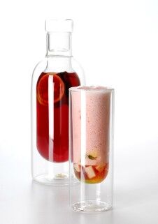 Bouteille carafe à vin isotherme en lévitation 500mL (double paroi)