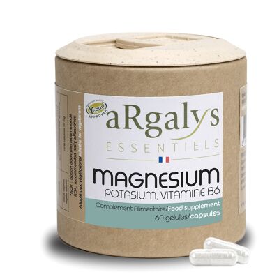 Magnésium + Potassium - 60 gélules
