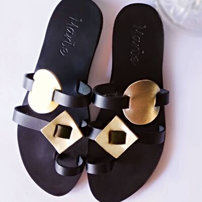 Handmade Leather Sandal : Afroditi