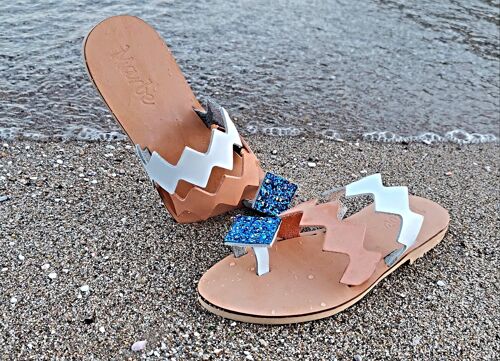 Handmade Summer Leather Sandal : Ble