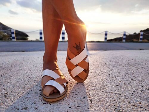 Handmade Leather Sandal : Lefki