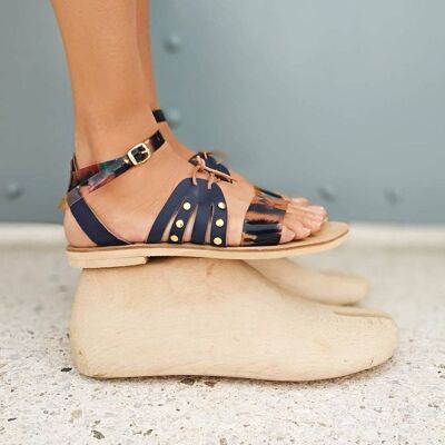 Handmade Leather Sandal : Okeanos
