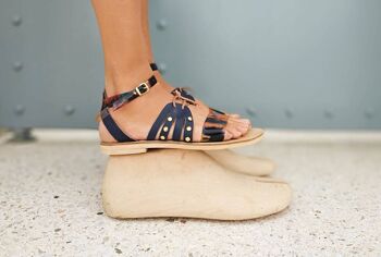 Sandale en cuir faite à la main : Okeanos 1