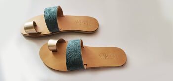Sandale en cuir faite à la main : Ourani 2