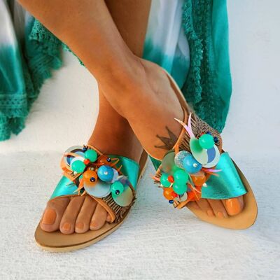 Handmade Leather Sandal : Petra