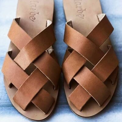 Handmade Leather Sandal : Thalia