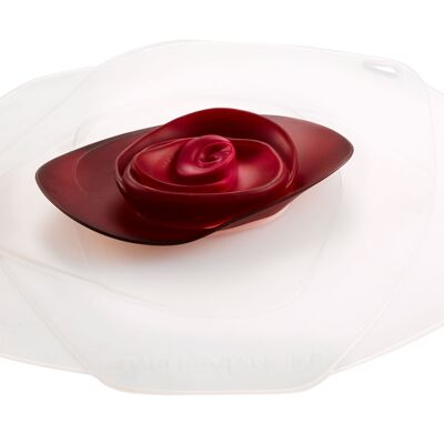 ROSE - Lid 28cm - ice/red Bordeaux