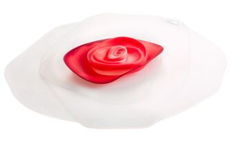 ROSE - Lid 15cm - ice/red