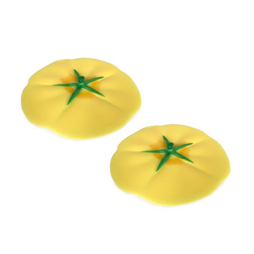 TOMATO - Set of 2 Drink Covers - yellow