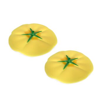 TOMATO - Set of 2 Drink Covers - yellow