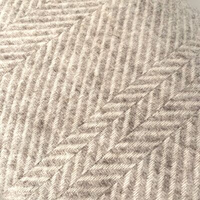 Decken aus Shetlandwolle - Natural Crean