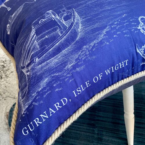 Gurnard Oxford Cushion - Limited Edition Blue
