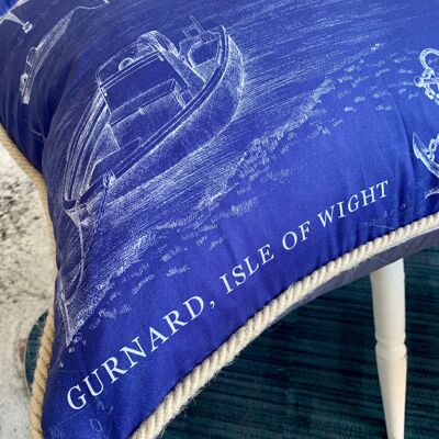 Cuscino Gurnard Oxford - Edizione Limitata Blu