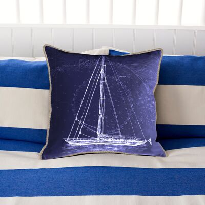 Yacht Cushion - Limited Edition Blue