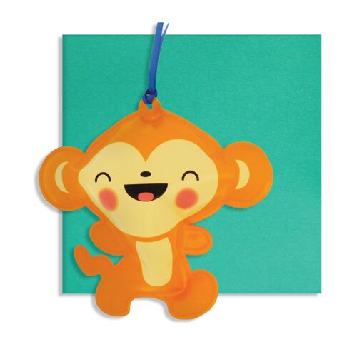 Inflatable Monkey Card