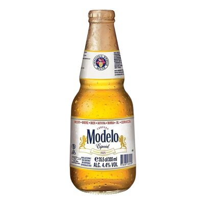 Beer bottle - Modelo Especial - 355 ml - 4.5% alcohol