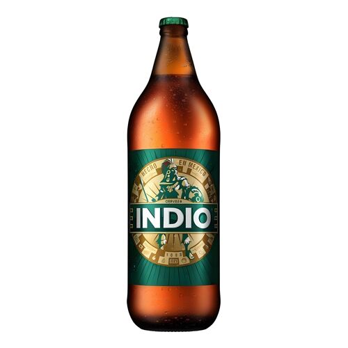 Bouteille bière - Indio - 1,2 l - 4,10º vol d' alcool