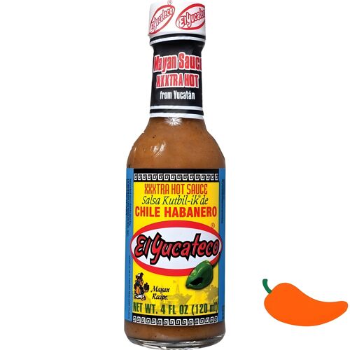 Sauce habanero Kutbil - El Yucateco - 120 ml