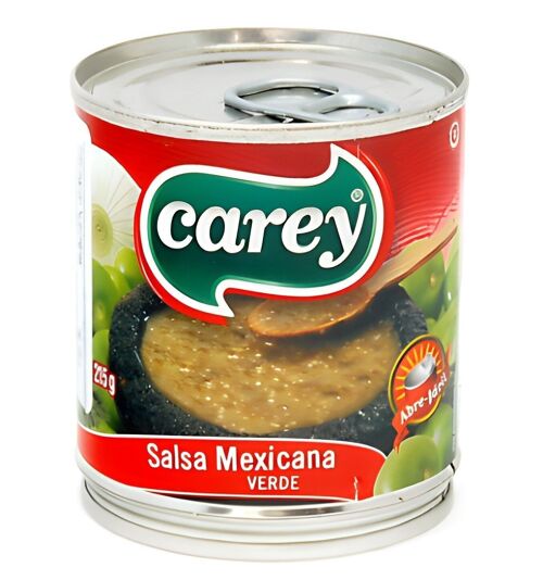 Conserve de Sauce Mexicaine Vertes - Carey - 215 gr